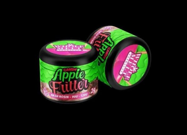 Apple Fritter Strain​ y whole melt extracts is an evenly balanced hybrid cannabis concentrate (50% sativa and 50% indica)